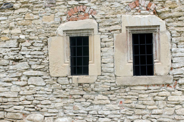 istock Architecture detail at Probota monastery, Romania 1140805001