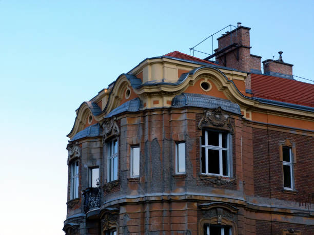 istock old building facade in Budapest under renovation 1140811393