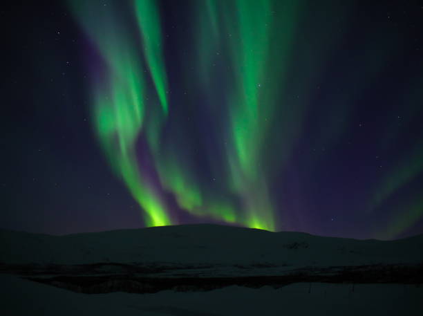 istock aurora borealis around Kilpis - 11 1140814743