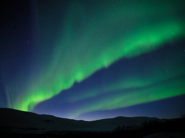 istock aurora borealis around Kilpis - 02 1140814904