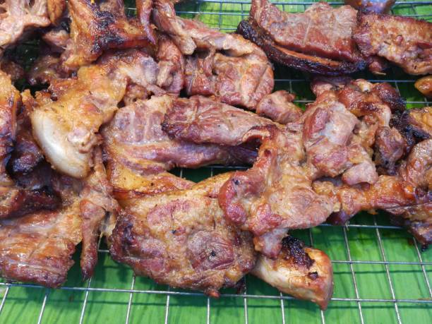 Charcoal Grilled Pork Shoulder