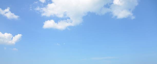Landscape of blue sky and cloud background