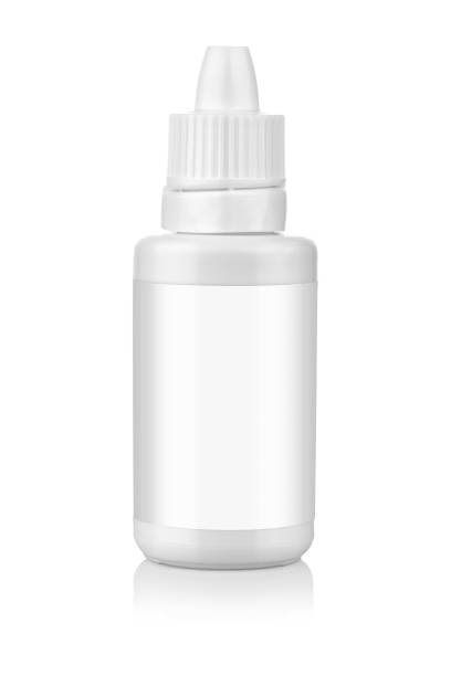 istock Medicine bottle with blank label isolated on white background, with nice reflection. Clipping path included. 1140824760