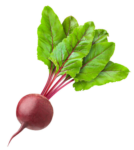 istock beetroot isolated on white background, clipping path, full depth of field 1140825108