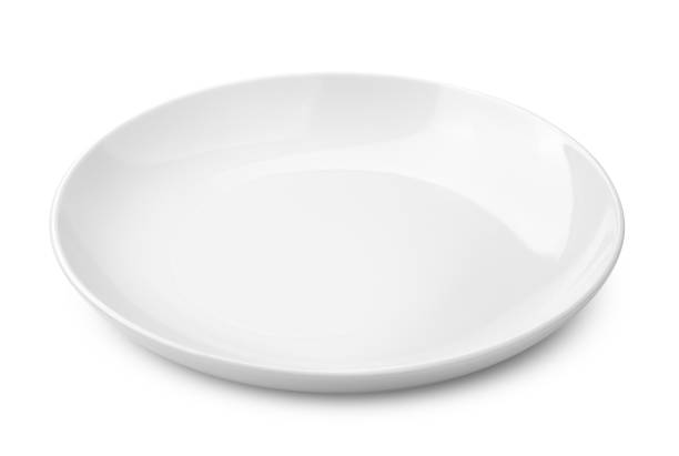 istock Empty plate, isolated on white background, clipping path, full depth of field 1140825152