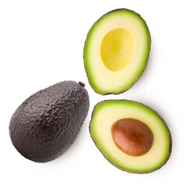 istock avocado, clipping path, isolated on white background full depth of field 1140825174