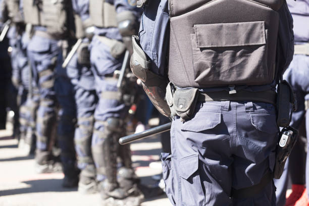 istock Riot police on duty 1140825449