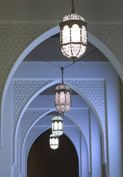 istock hanging vintage arabic lantern in night 1140828266