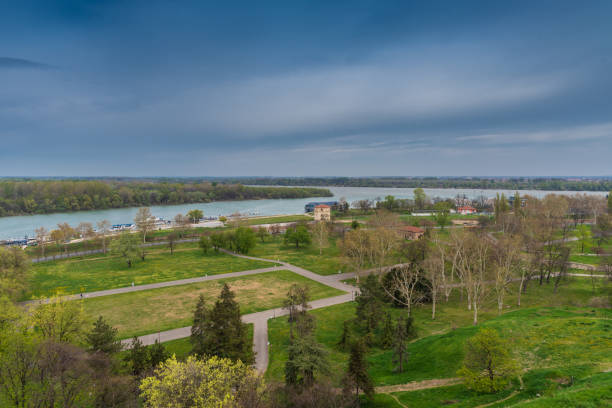 istock Panorama view from Kalemegdan in Belgrade 1140828478