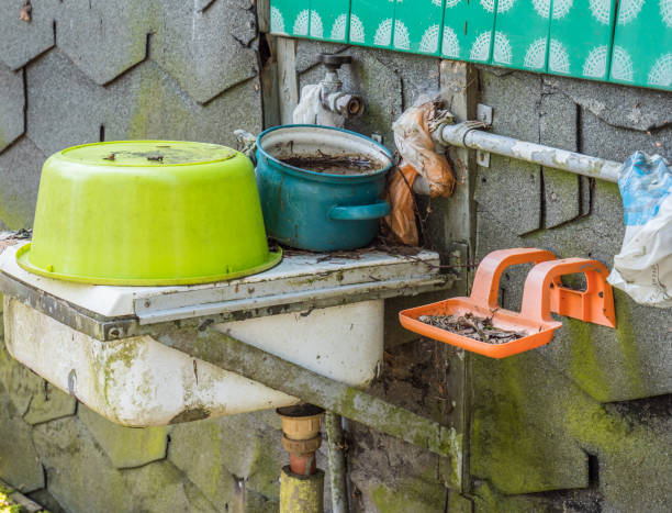 Old GDR Wash basin in the garden