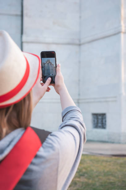 istock Young tourist taking photos 1140832540