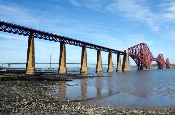 istock Forth bridges at Queensferry in Scotland 1140832702