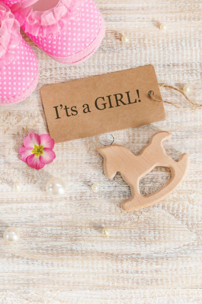 istock Beautiful gentle background, accessories newborn baby. Selective focus. 1140833022