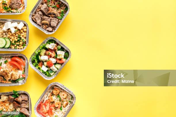 Daily Meals Delivery Stock Photo - Download Image Now - Take Out Food, Food, Planning