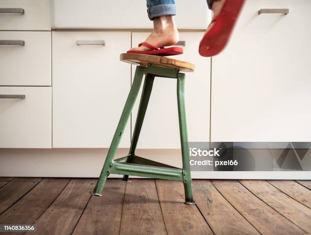 Dangers In The Household Stock Photo - Download Image Now - Domestic Life, Falling, Physical Injury