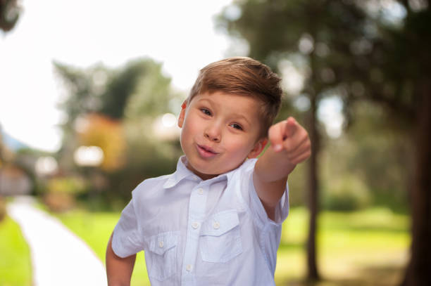 istock Cheerful cute little brown-eyed boy 1140837255