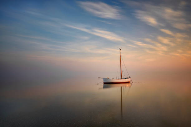 istock Lonely boat, Hel Peninsula, Baltic Sea, Poland 1140838883