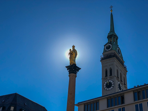 Mary's Column - Marienplatz - Munich