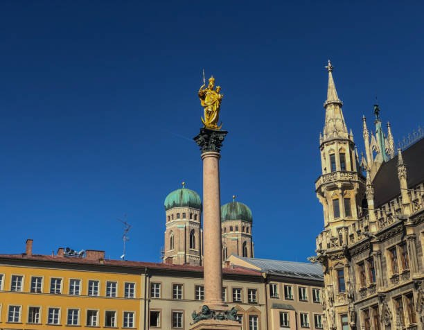 istock Mary's Column - Marienplatz - Munich 1140841859