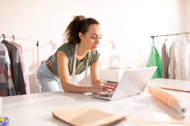 istock Designer in front of laptop 1140842030