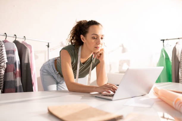 istock Woman in front of laptop 1140842038