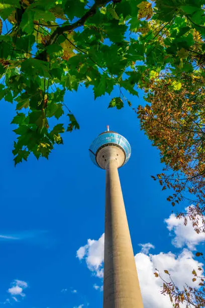 Rheinturm in Dusseldorf, Germany