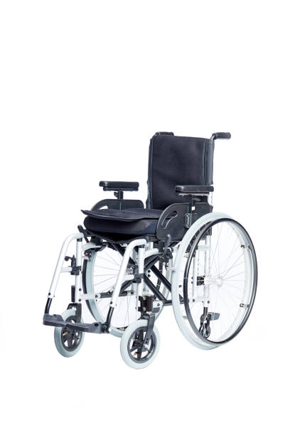 istock Wheelchair isolated on white background 1140846939