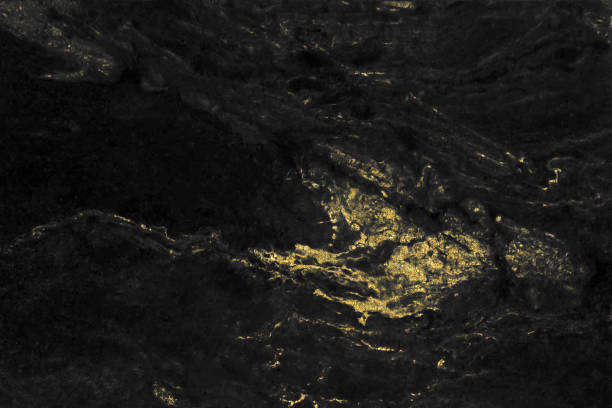 istock Black marble texture with gold pattern background design for cover book or brochure, poster or realistic business and design artwork. 1140847105