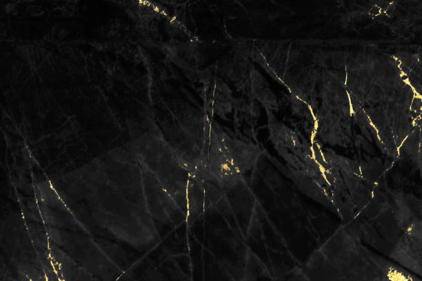 istock Black marble texture with gold pattern background design for cover book or brochure, poster or realistic business and design artwork. 1140847846