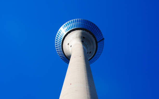 The famous television tower of Dusseldorf in Germany. Dusseldorf is the capital of Northrhine Westfalia and is located next to the rhine.