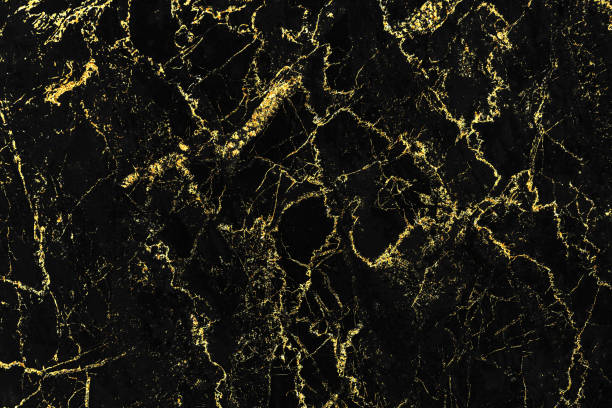 istock Black marble texture with gold pattern background design for cover book or brochure, poster or realistic business and design artwork. 1140848874