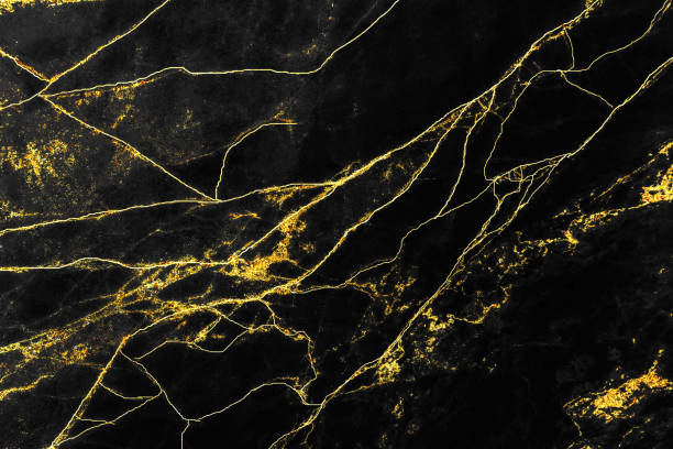istock Black marble texture with gold pattern background design for cover book or brochure, poster or realistic business and design artwork. 1140849051
