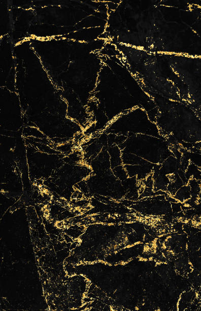 istock Black marble texture with gold pattern background design for cover book or brochure, poster or realistic business and design artwork. 1140849360