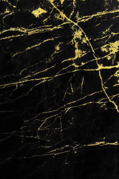 istock Black marble texture with gold pattern background design for cover book or brochure, poster or realistic business and design artwork. 1140849391