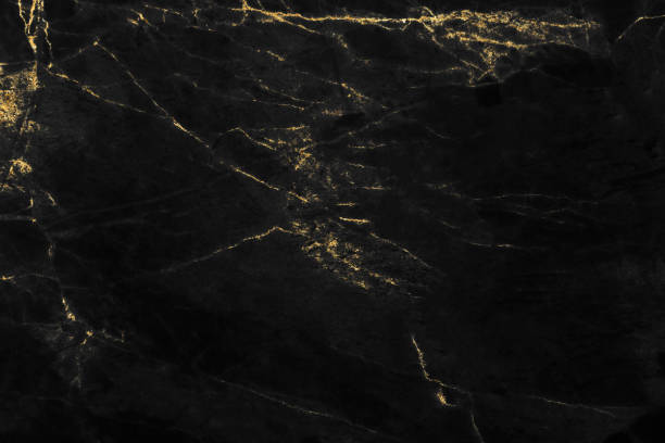 istock Black marble texture with gold pattern background design for cover book or brochure, poster or realistic business and design artwork. 1140849426