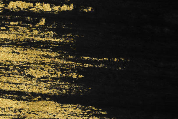 istock Black marble texture with gold pattern background design for cover book or brochure, poster or realistic business and design artwork. 1140850063