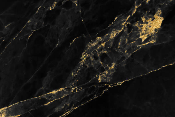 istock Black marble texture with gold pattern background design for cover book or brochure, poster or realistic business and design artwork. 1140850185