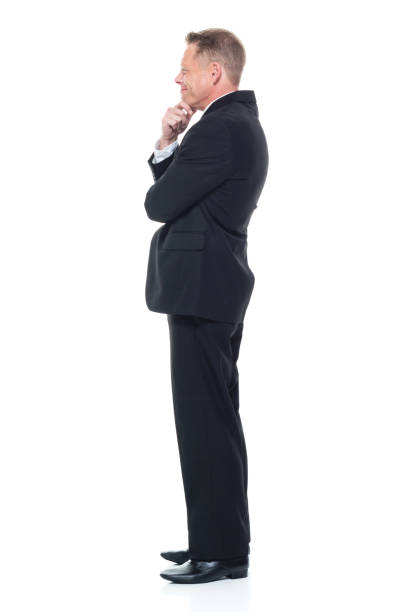 istock Businessman is hands on chin 1140860268