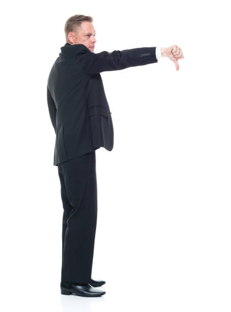 istock Businessman is showing thumbs down 1140860423