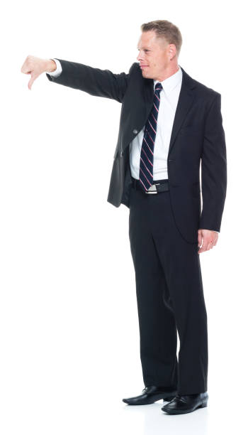 istock Businessman is showing thumbs down 1140860484