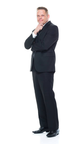 istock Businessman is hands on chin 1140860591