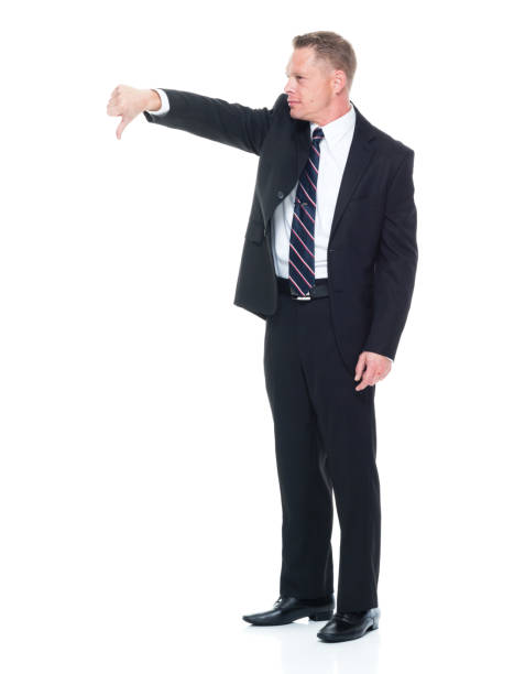 istock Businessman is showing thumbs down 1140861437