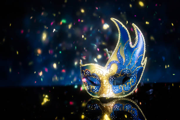 istock Carnival with confetti and party 1140867002