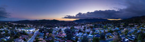 istock La Canada, LA Crescenta - Aerial Drone Shot Panorama 1140867724