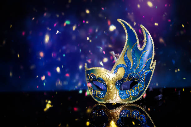 istock Carnival with confetti and party 1140867729