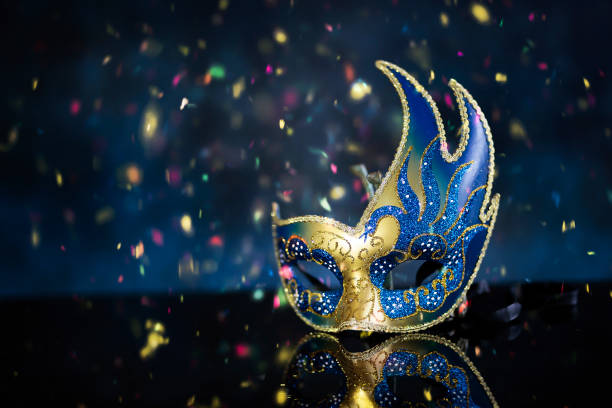 istock Carnival with confetti and party 1140867756