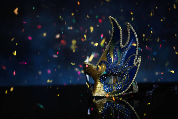 istock Carnival with confetti and party 1140867802