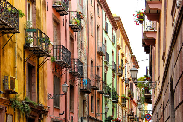 istock Street in Bosa, Sardinia, Italy 1140874992