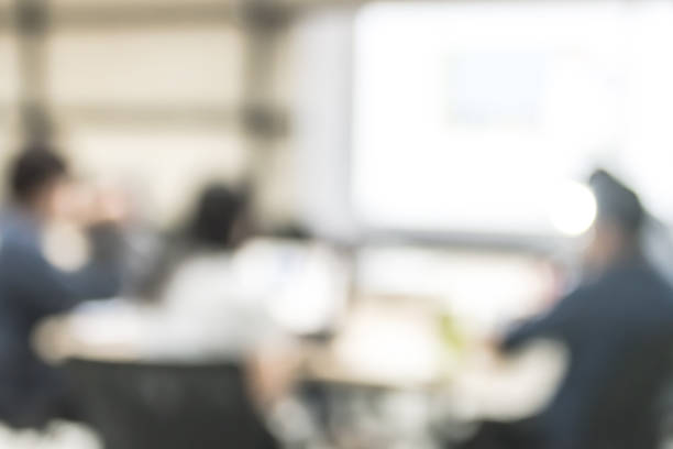 istock Blur office meeting background business people working group in discussion boardroom 1140878802