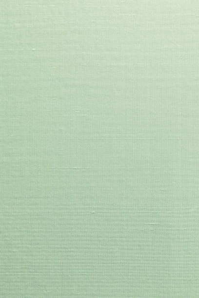 istock Silk cotton linen blended fabrics textile textured background in light spring parrot celadon green color 1140878808